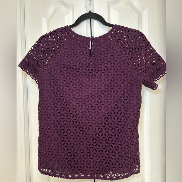 J.Crew - Chic Rich Luxurious Women’s Round Neck Embroidered Blouse in Size 4 - Picture 2 of 11